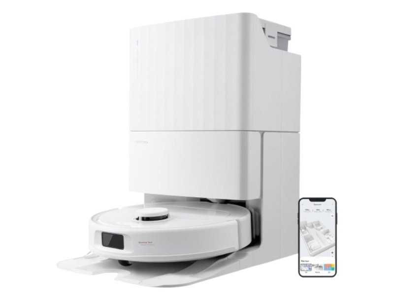 Робот Прахосмукачка Roborock Qrevo S - 7000Pa, Бял