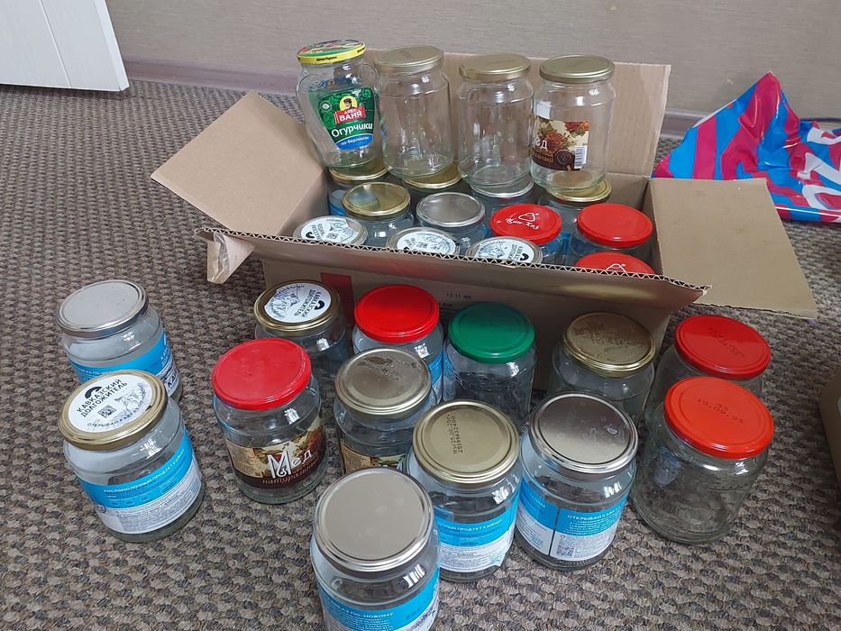 Банки стеклянные