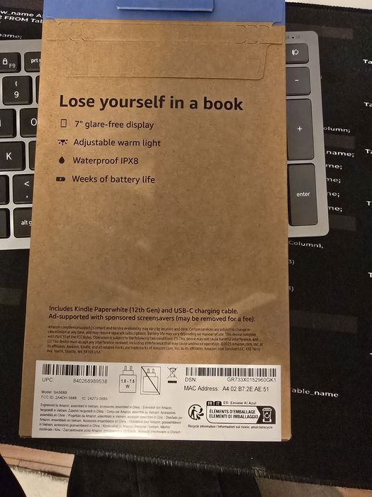 ebook Reader Amazon Kindle  paperwhite 16GB Wifi  nou