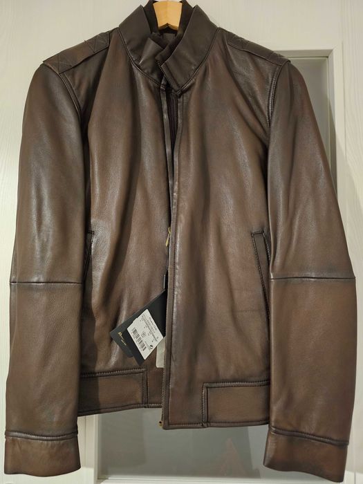 Geaca piele Massimo Dutti marimea S, nou