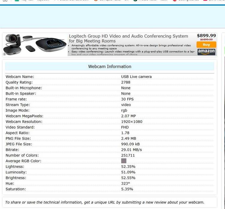 Cameră Web Unzano Full HD 1080p, Autofocus, Microfon Stereo Dual, Streaming & Zoom