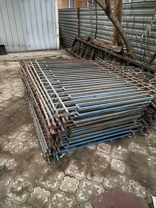 Забор кованый БУ