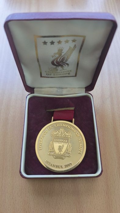 Официален възпоменателен медал Liverpool F.C. – Champions of Europe (Истанбул 2005)