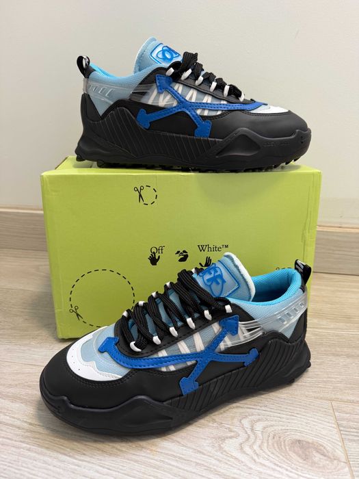 Adidasi Off-White Odsy-1000 Blue Produs Nou-Full Box