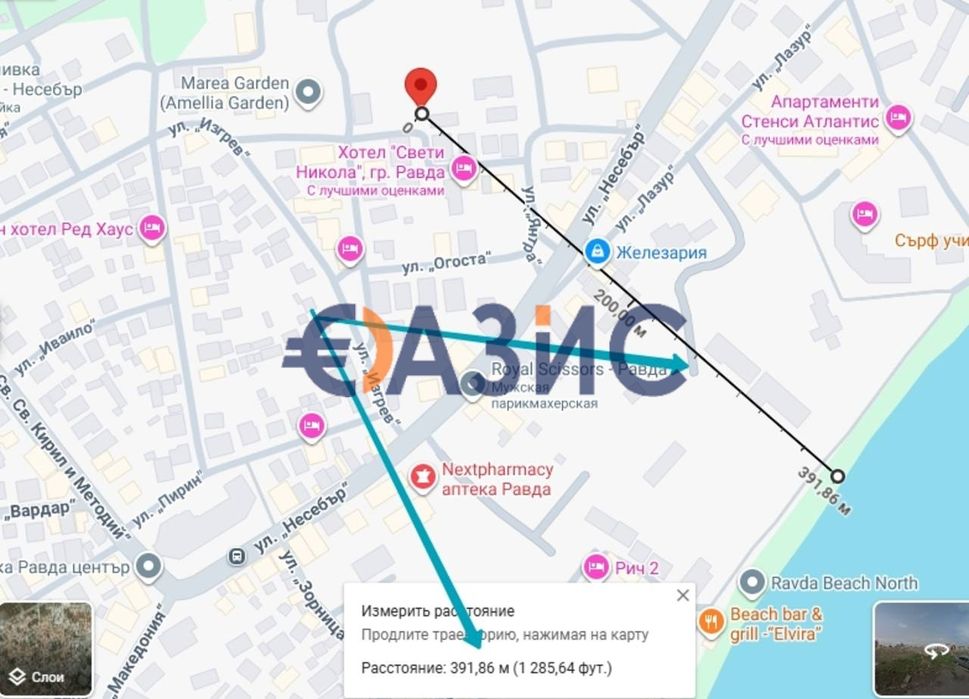 2-стаен апартамент, партер, Равда, Резиденс 4, без такса поддръжка, 108, 73 кв. м.,#34104138