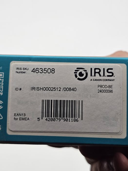 Scanner IRISCan Book pentru documente