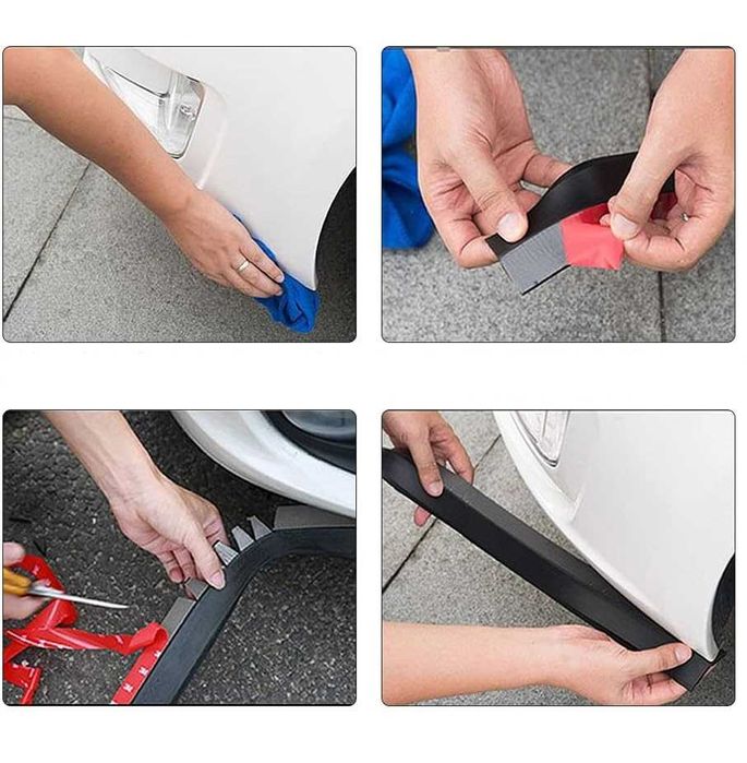 Гумен лип спойлер SAMURAI за брони - 3 цвята.