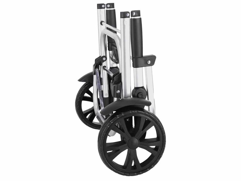 Количка за пазар Пазарска количка с регулируема по височина мека дръжка