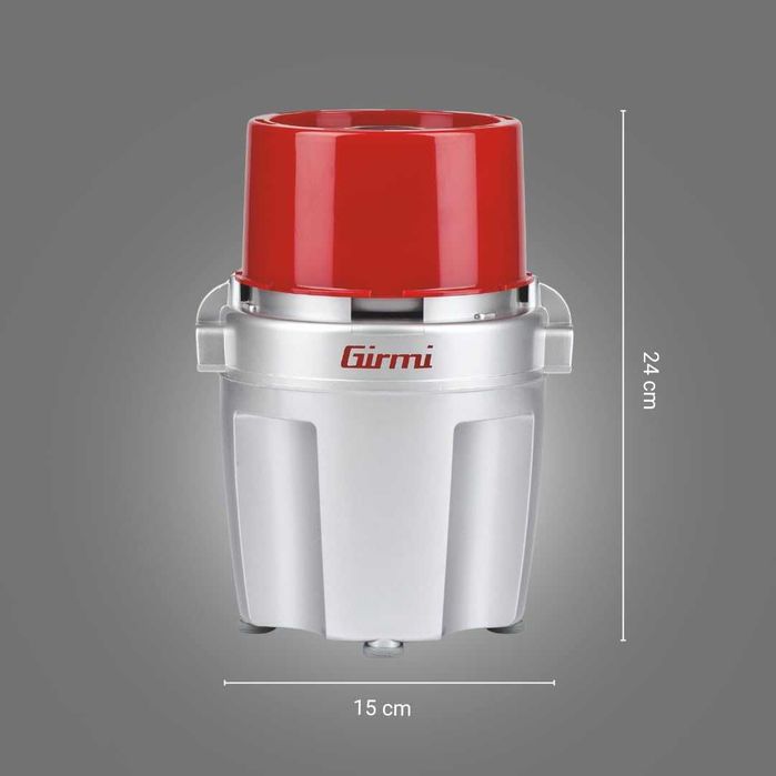 Блендер Girmi TR20 чопър 320W 0.25 литра, червен