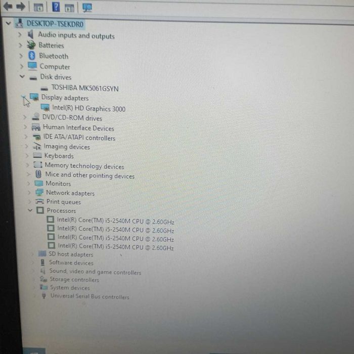 Ноутбук Core i5 HP ProBook 4540S полностью рабочий