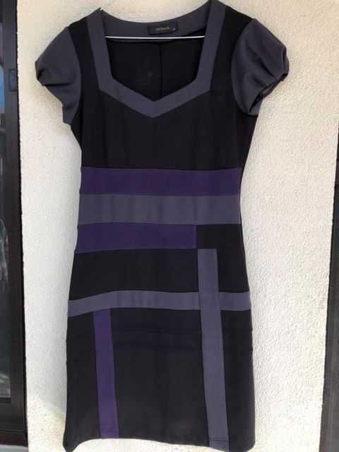 Rochie noua alb cu negru mărimea 38