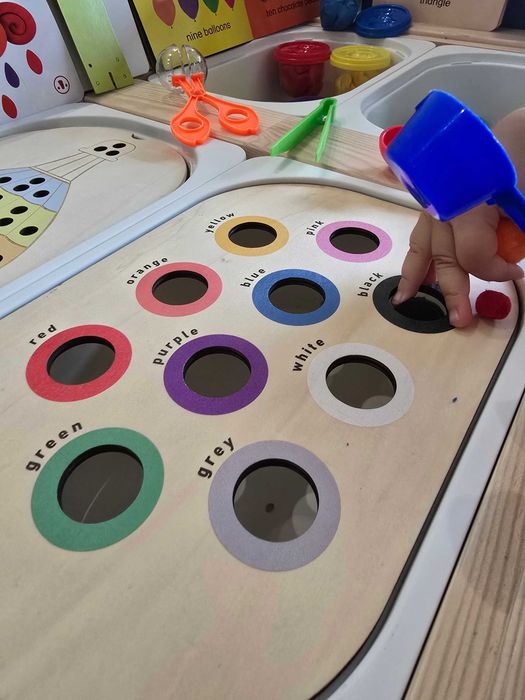 Сензорен капак | Сензорна игра | Montessori | Flisat insert | Изсипи и играй | Детски образователни и творчески играчки