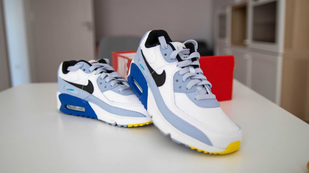 Adidasi Nike NOI Air Max 90 LTR Black-Blue Whisper Marimea 36.5
