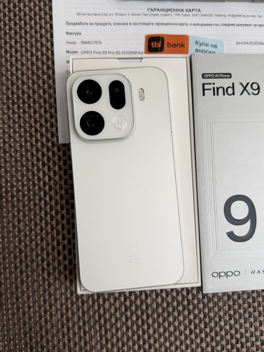 НОВ! 512Gb *ЛИЗИНГ* Oppo Find X9 Pro White 16Ram 36М ГАРАНЦИЯ