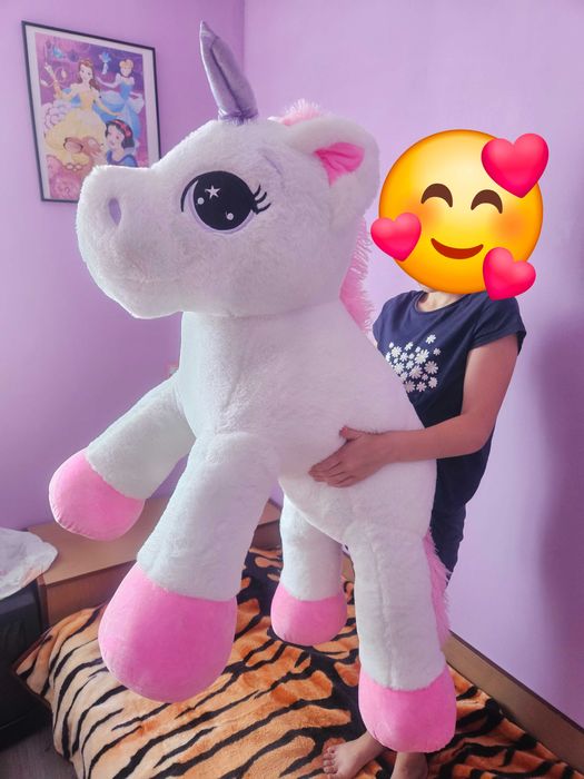 Голям плюшен еднорог