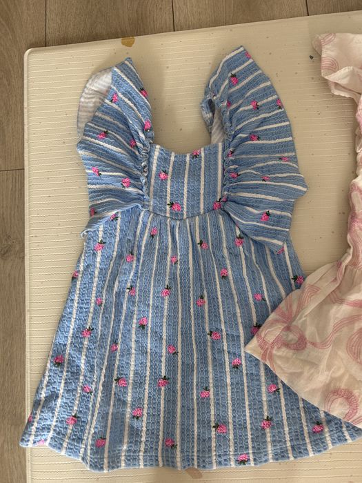 Детски рокли 92-98 Зара с посрък ежедневни рокли ЛОТ