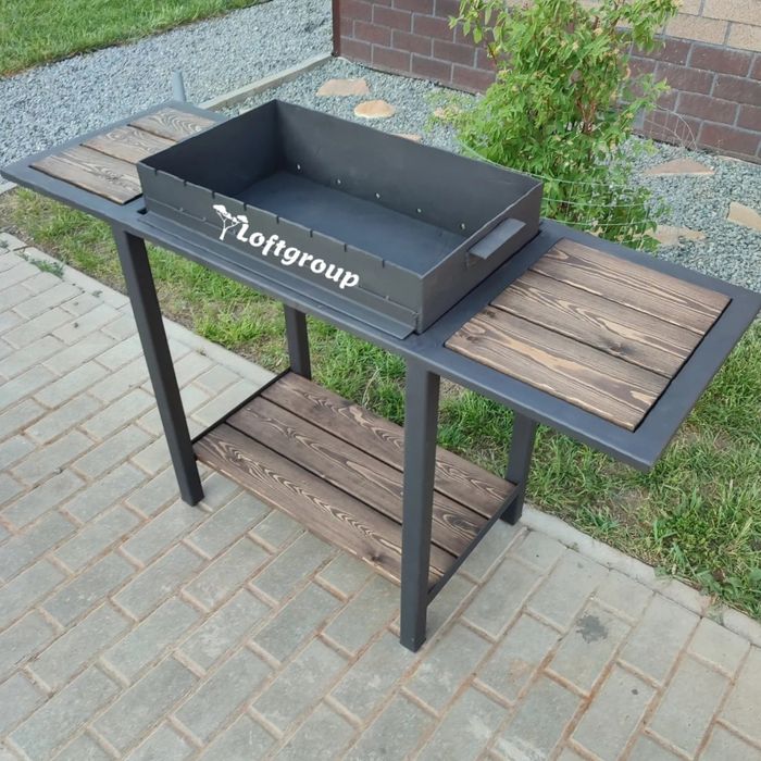 Мангал лофт металл