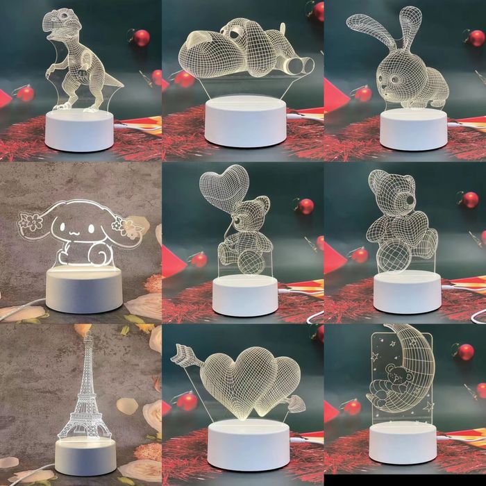 Ночник светильник 3 д подарок девушке