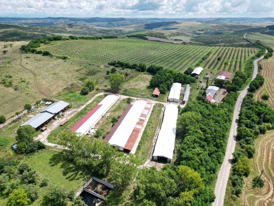 Teren arabil cu fermă