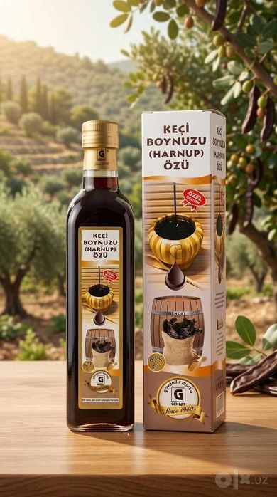 Keçi Boynuzu (Harnup) Özü – Tabiiy va Shifobaxsh Sharbat