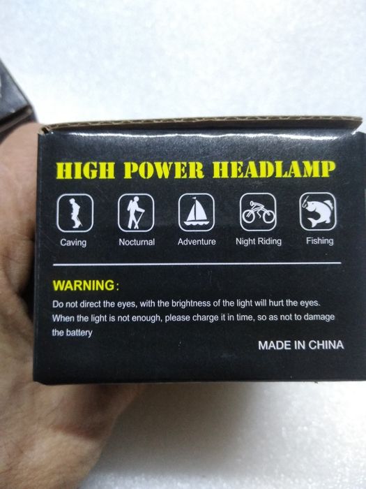 Vând lanterna frontala cu led