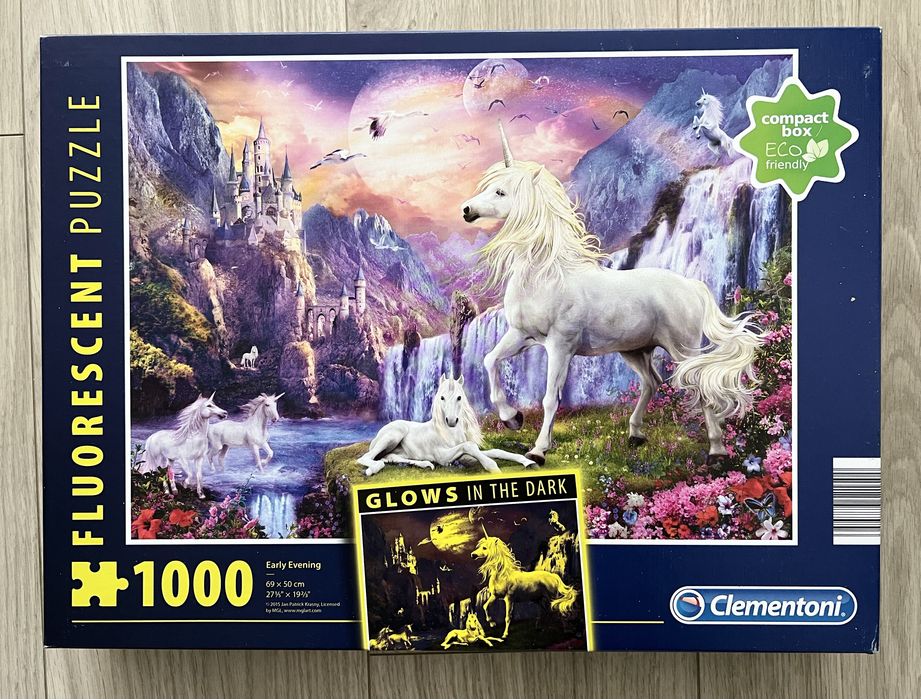 Puzzle Clementoni 1000 piese, fosforescent