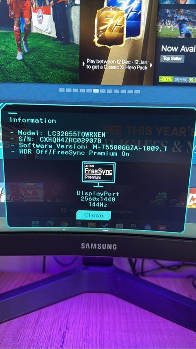 Samsung Odyssey G5 31.5 inch 144Hz