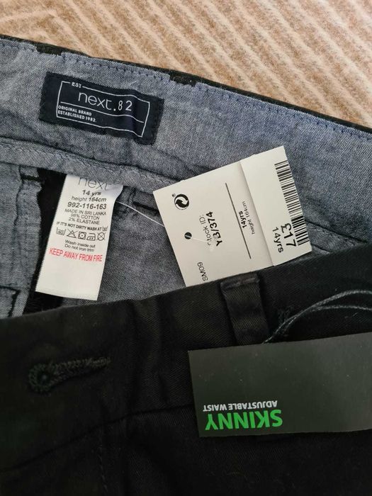 брюки NEXT подростковые р-р 164 черные