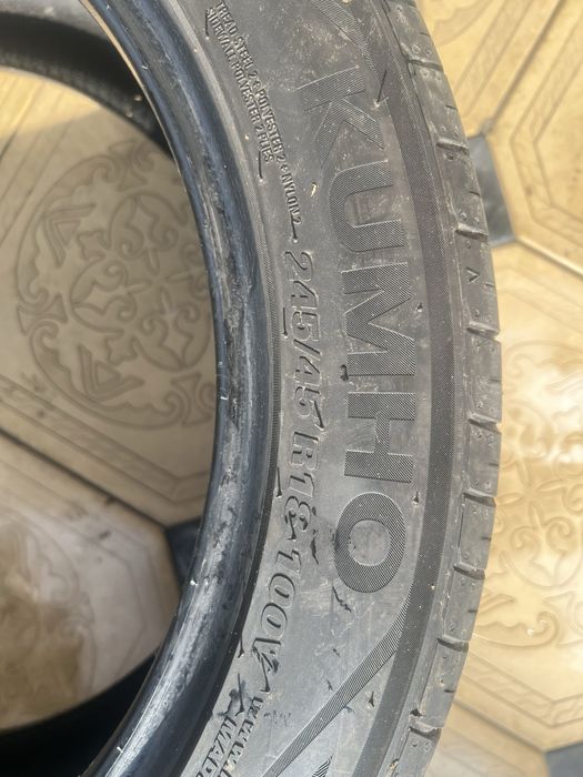Шина kumho летние комплект размер 245/45/18