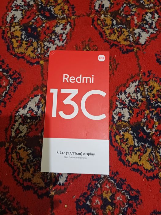 Redmi 13C Telefoni idealni karobka dakumenti bor sinmagam xotirasi 128