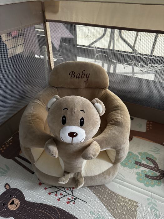 Бебешко плюшено столче