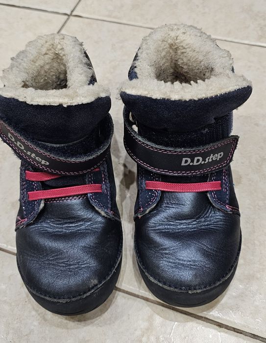 Топли зимни боти за момиче D.D. Step, 30-ти номер