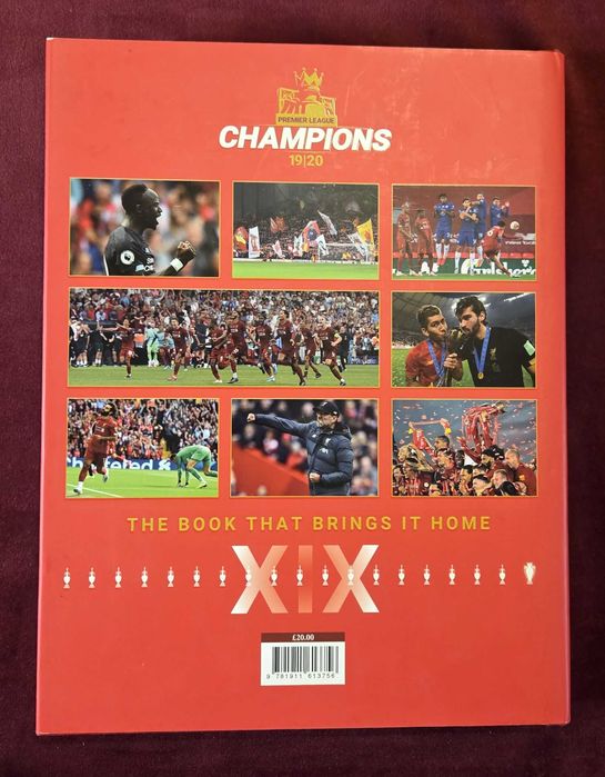 Champions 19/20. Liverpool FC Official Premier League Winners Book