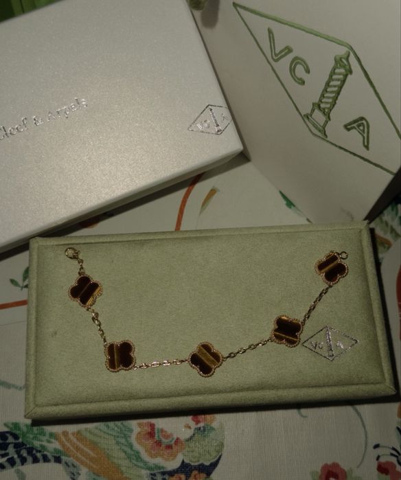 Van cleef 750 проба тигровый глаз