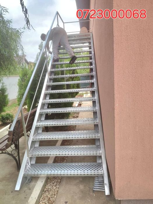 Vând scări metalice zincate, executate la comandă.
Ne deplasăm oriunde