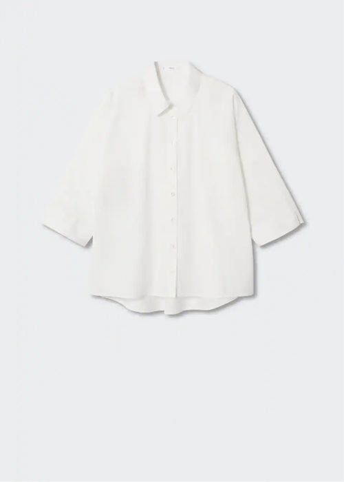 Рубашка Mango хлопок