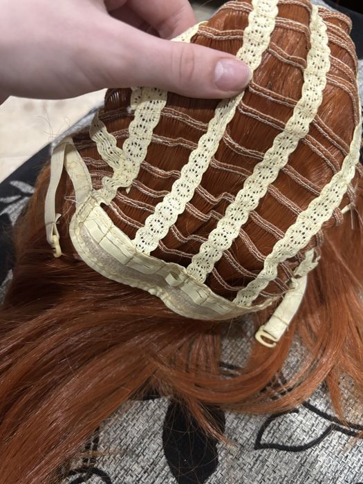 Парик ,рыжий,стрижка(волчья)