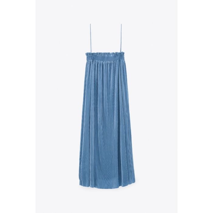 Синя рокля  zara