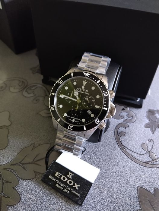 EDOX SkyDiver Chronograph мъжки часовник Едокс