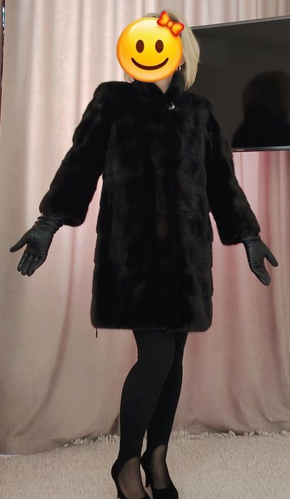 Шуба норковая супер стильная!