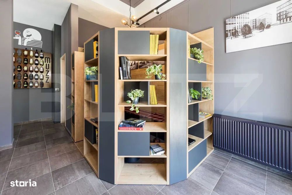 Spatiu comercial 55 mp | Cafenea complet amenajata | Coresi – Tracto