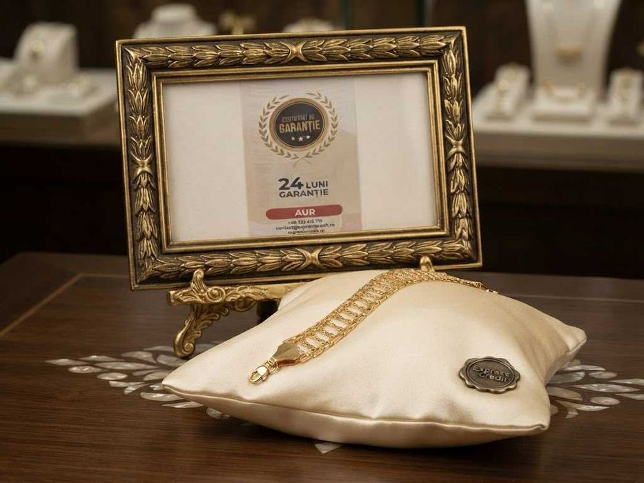 (AG41) Bratara aur, 14k b6305 Certificat de garantie