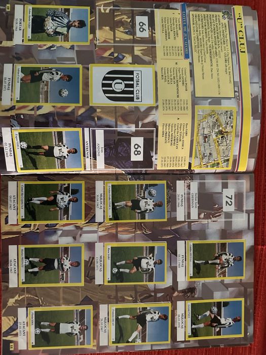 Album Fotbal 94/95. 90% completat