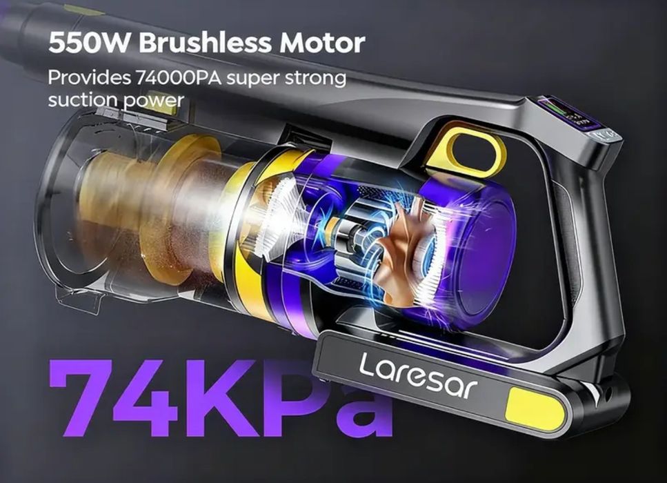 Aspirator Vertical Laresar  X11 - NOU, Acumulator detașabil