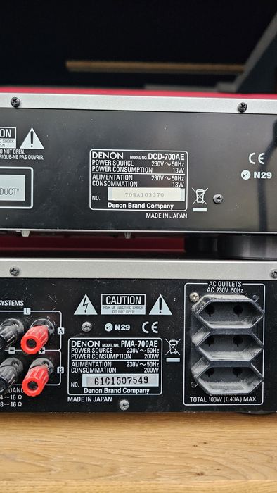DENON Amplificator + CD mp3 player  pma + dcd 700ae