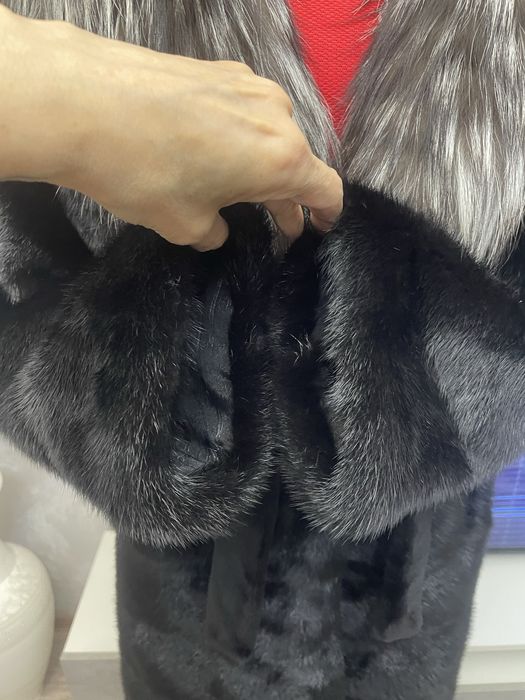 Норковая шуба, чернобурка, 40-46