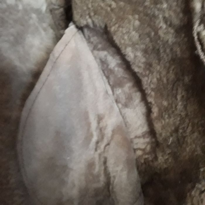 Зимен мъжки кожух тип яке от овчи кожи