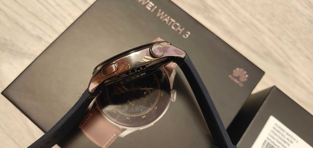 Ceas smartwatch Huawei Watch 3, 46mm, GLL-AL04, eSIM, 4G LTE, GPS NFC