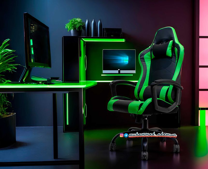 Игровое кресло Greenlight с бесплатной доставкой и гарантия 1 год!