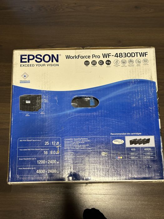 Чисто нов принтер Epson WF-4830DTWF